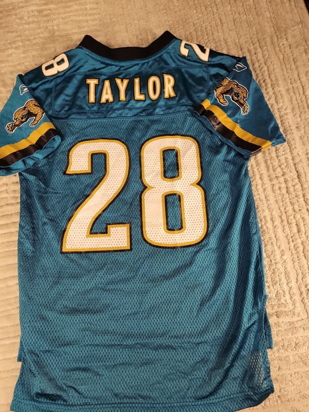 Reebok Fred Taylor Jacksonville Jaguars Jersey Youth Medium 10-12 Football Boys